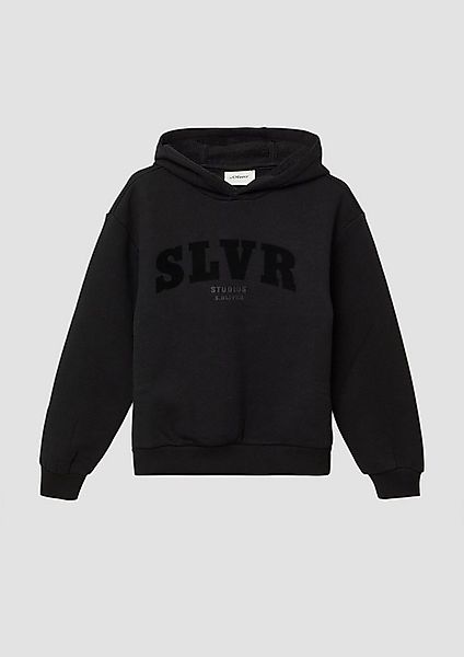 s.Oliver Sweatshirt Sweatshirt Kapuzen-Sweatshirt mit Frontprint und kusche günstig online kaufen