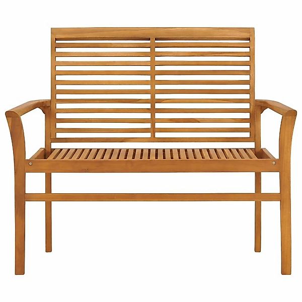 Gartenbank 112 Cm Massivholz Teak günstig online kaufen