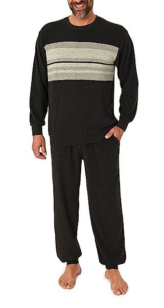 Normann Pyjama Normann Frottee Schlafanzug mit Bruststreifen – auch in Über günstig online kaufen