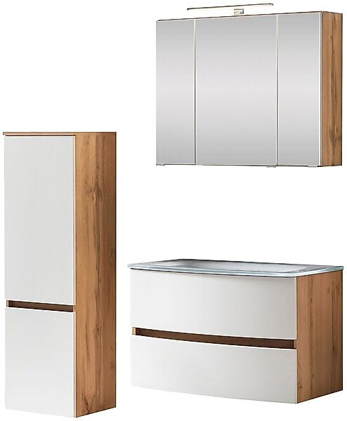 welltime Badezimmer-Set »Kaunas« Set, 3 Stk. tlg. günstig online kaufen