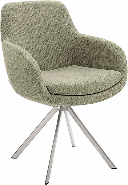 Musterring Esszimmerstuhl "Tavia", (Set), 2 St., Chenille, Stativgestell Ei günstig online kaufen
