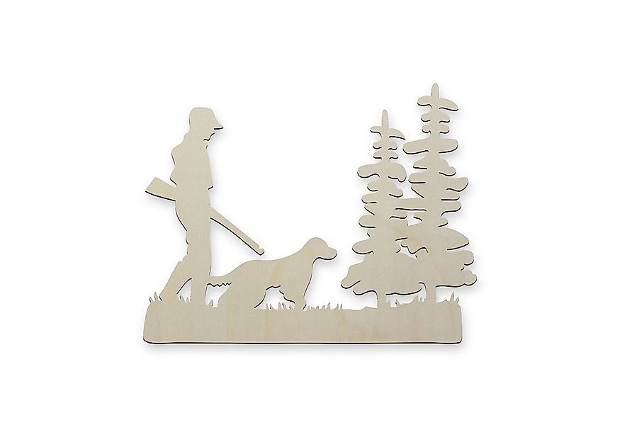 Namofactur LED Dekolicht LED Wandlampe Jagd Jäger Holz Wand Deko Lampe I Wa günstig online kaufen