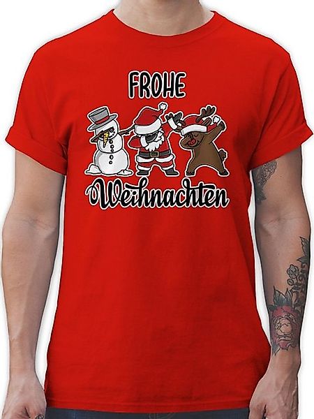 Shirtracer T-Shirt Frohe Weihnachten Dabbing I Weihnachtsmotiv Weihachten K günstig online kaufen