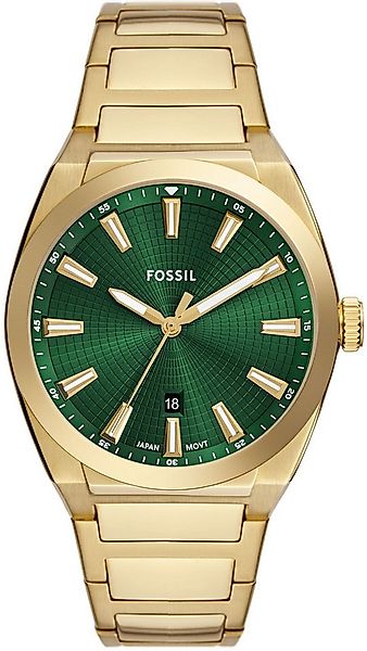 Fossil Quarzuhr EVERETT FS6090, Armbanduhr, Herrenuhr, Edelstahlarmband, an günstig online kaufen