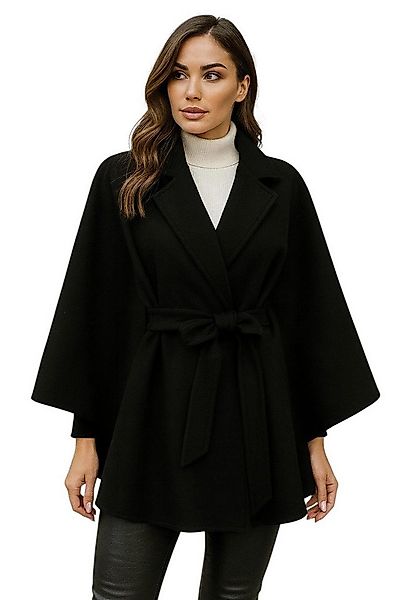 Worldclassca Poncho Worldclassca Mantel mit Gürtel Poncho Jacke Elegant Umh günstig online kaufen