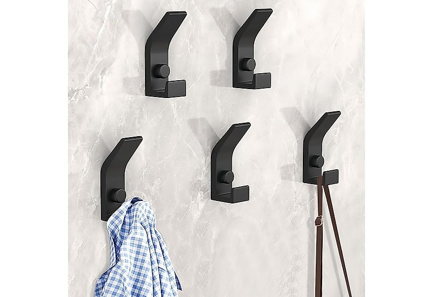 BlingBin Kleiderhaken 5 Stück Garderobenhaken, Wandhaken Moderne Handtuchha günstig online kaufen