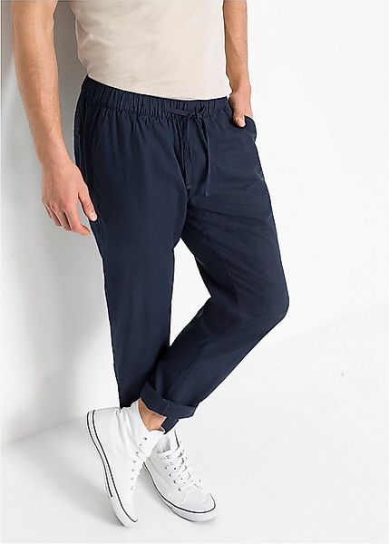 bonprix Schlupfhose aus Leinen und Baumwolle, mit Eingrifftaschen und Gesäß günstig online kaufen