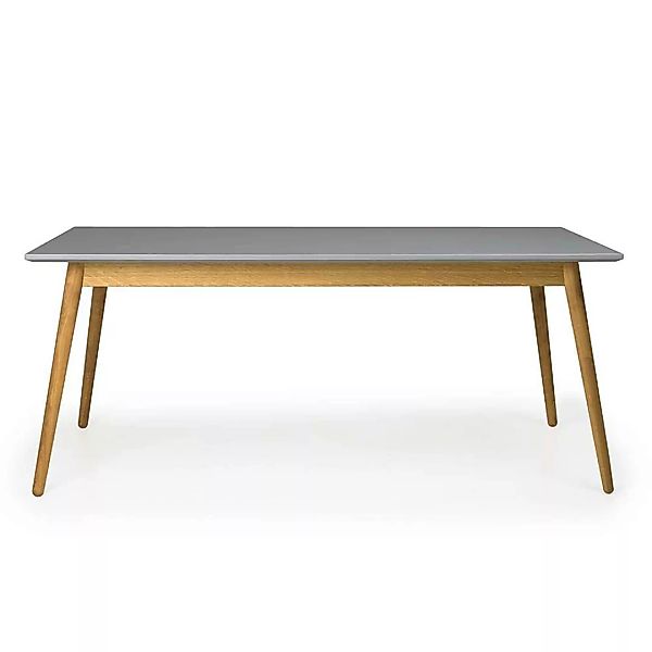 Esszimmertisch in Grau und Eiche 180 cm günstig online kaufen