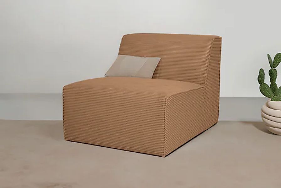 INOSIGN Sofaelement »Clayton« in einem trendigen Cord-Bezug günstig online kaufen