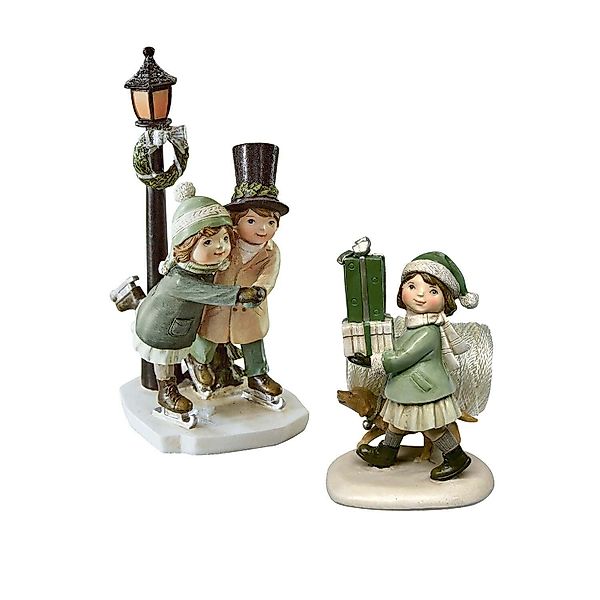 Mirabeau Weihnachtsfigur Deko-Figur 2er Set Marquelline günstig online kaufen