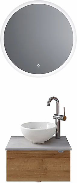 Saphir Badmöbel-Set »Serie 6915«, (4 St.), Gäste-Bad, mit LED-Spiegel und 1 günstig online kaufen