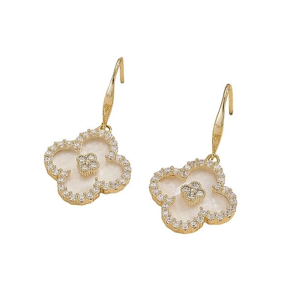 Lale Collection® Ohrhänger-Set Design Kleeblatt Ohrring günstig online kaufen