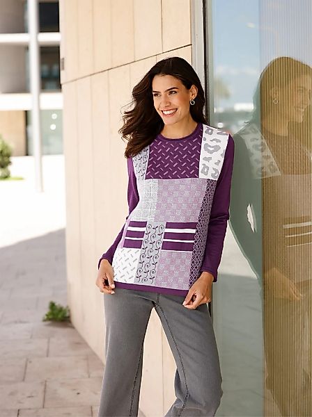 Inspirationen Jacquardpullover "Jacquard-Pullover" günstig online kaufen