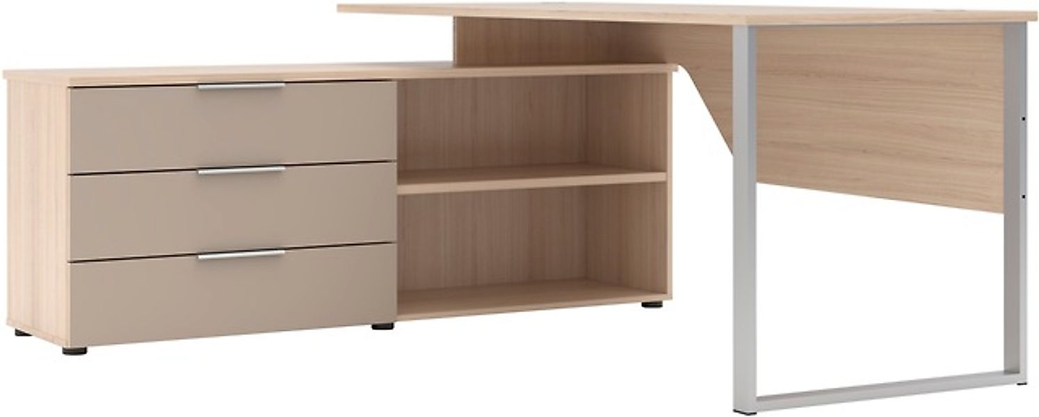 Innostyle Schreibtisch »Schreibtisch Santorin, 180/77/160 cm ( B/H/T)« 1 St günstig online kaufen