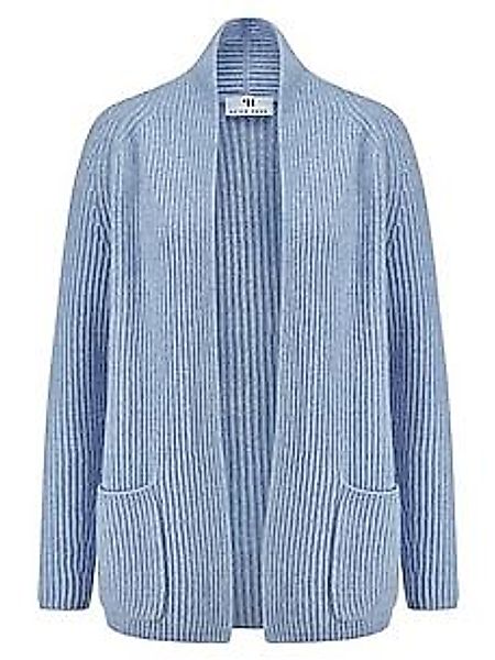 Strickjacke Peter Hahn blau günstig online kaufen