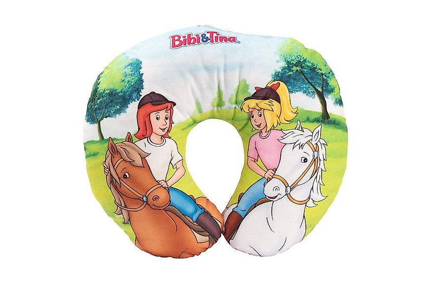 United Labels® Dekokissen Bibi & Tina - Reise-Nackenkissen günstig online kaufen