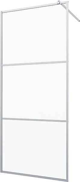 welltime Walk-in-Dusche, Dreigeteilte Scheibe in trendigem Blockdesign günstig online kaufen