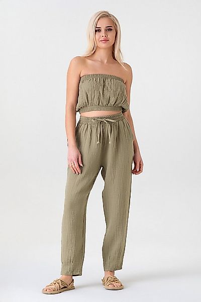 WENOR Schlupfhose Musselin Sommerhose, 100 % Baumwolle, elastischer Bund, K günstig online kaufen