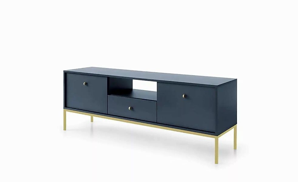 Lowboard  Molly ¦ blau ¦ Maße (cm): B: 153,4 H: 56,2 Kommoden & Sideboards günstig online kaufen