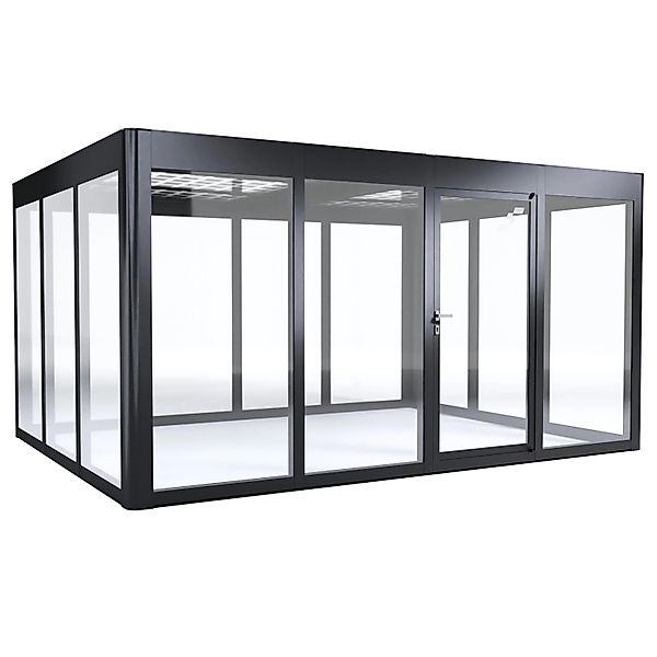 SunElements Gewächshaus SunGarden Anthrazit 15 m² günstig online kaufen