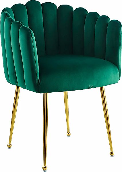 Kayoom Polsterstuhl "Stuhl Muna 125, TOPSELLERausgefallene Rücken-/Armlehne günstig online kaufen