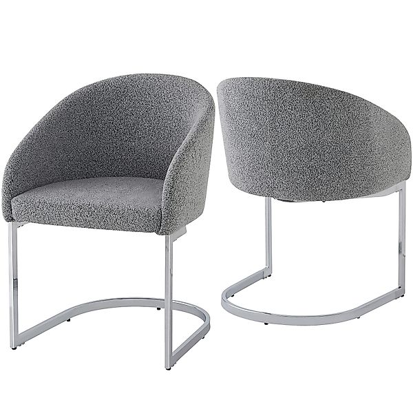 HAUSS SPOLE Esszimmerstuhl 2er Ergonomischer Freischwinger günstig online kaufen