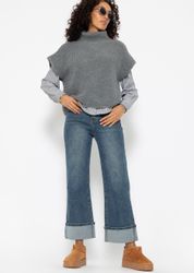 SASSYCLASSY Pullunder Oversize Pullunder Damen mit günstig online kaufen