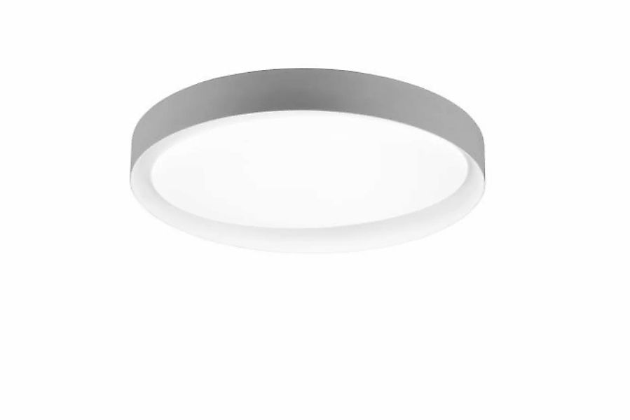 LED-Deckenleuchte ZETA 24W 2500lm von REALITY Leuchten R62712411 Hellgrau / günstig online kaufen