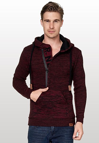 Rusty Neal Kapuzensweatshirt mit stylischem Ausschnitt günstig online kaufen