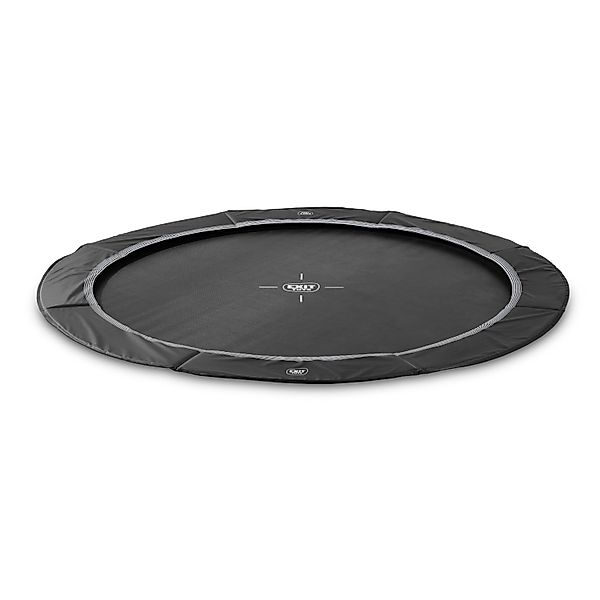 Exit Trampolin InTerra ebenerdig Ø 244 cm Schwarz günstig online kaufen