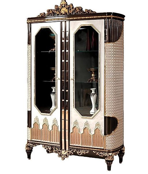 Xlmoebel Vitrine Luxuriöser Holzschrank mit eleganten Glastüren und klassis günstig online kaufen