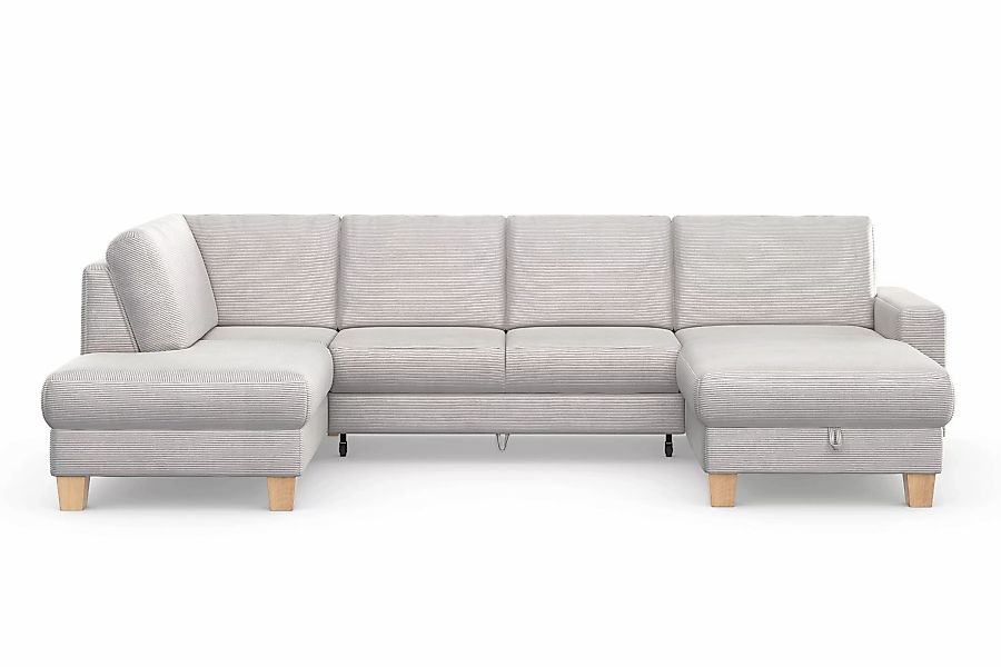 Home affaire Wohnlandschaft "Summer U-Form", mit oder ohne Bettfunktion und günstig online kaufen