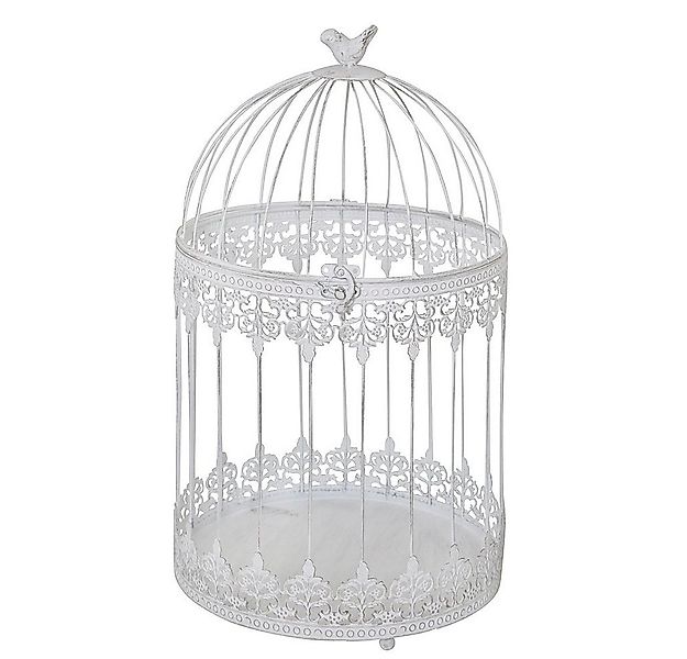 Grafelstein Dekoobjekt Großer Deko-Vogelkäfig FRIDA weiß shabby chic Käfig günstig online kaufen