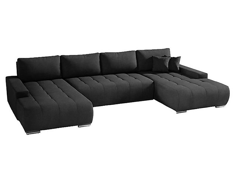 Beautysofa Ecksofa mit Bettkasten DRACO U, U-förmig, mit Schlaffunktion und günstig online kaufen