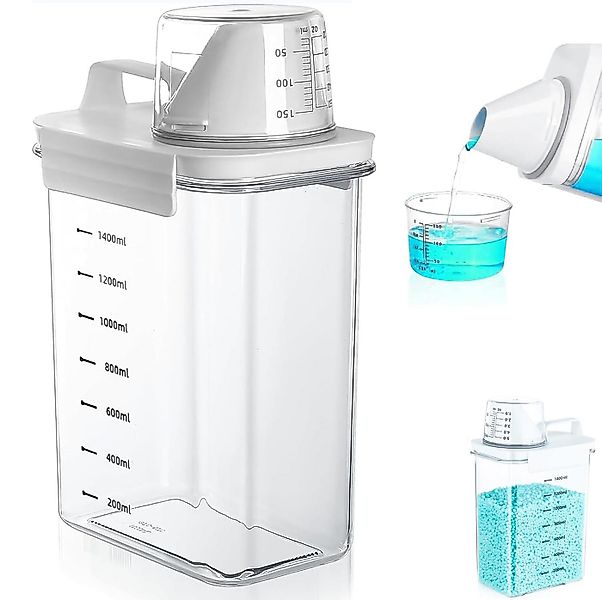 BlingBin Aufbewahrungsbox Waschpulver Luftdichter Waschmittelspender Mit Me günstig online kaufen