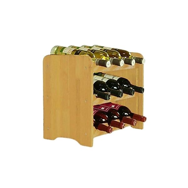 PROREGAL Weinregal Pinotwine C HxBxT 36 x 44 x 26,5 cm 12 Flaschen Massives günstig online kaufen