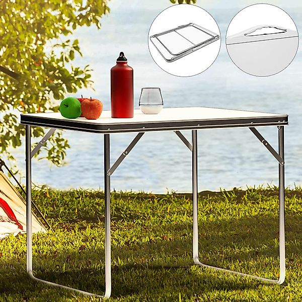 Casaria Campingtisch (1-St), Klappbar 80x60cm Alu günstig online kaufen