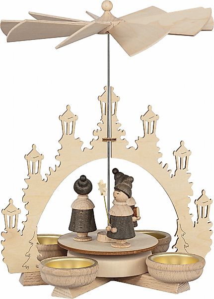 SAICO Original Weihnachtspyramide "Tischpyramide, Kurrende" für 4 Teelichte günstig online kaufen
