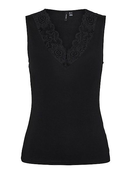 Vero Moda Kurzarmshirt VMROSA SL V-NECK TOP JRS NOOS günstig online kaufen