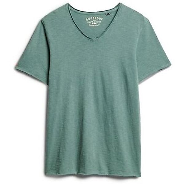 Superdry  T-Shirt T-shirt flammé à col V et bords bruts günstig online kaufen