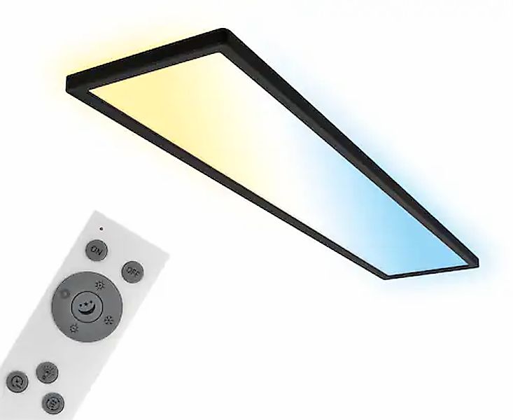 Briloner Leuchten Deckenleuchte »SLIM« LED Deckenpanel mit Fernbedienung günstig online kaufen