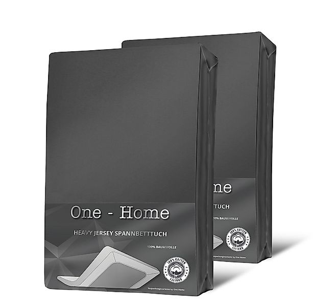 One Home Spannbettlaken Heavy, Jersey, Gummizug: günstig online kaufen