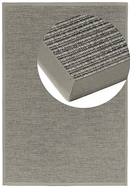 Dekowe Teppich »Basic S2 Stripes« rechteckig 10 mm Höhe meliert, Sisaloptik günstig online kaufen