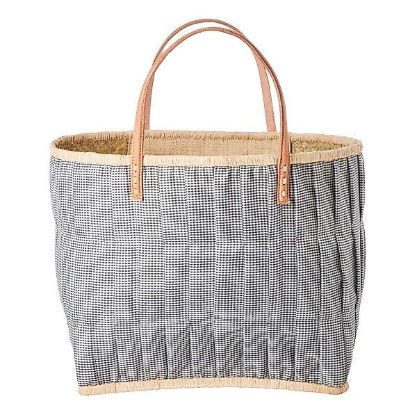 rice Einkaufsshopper Raffia SHOPPER Schwarz L günstig online kaufen