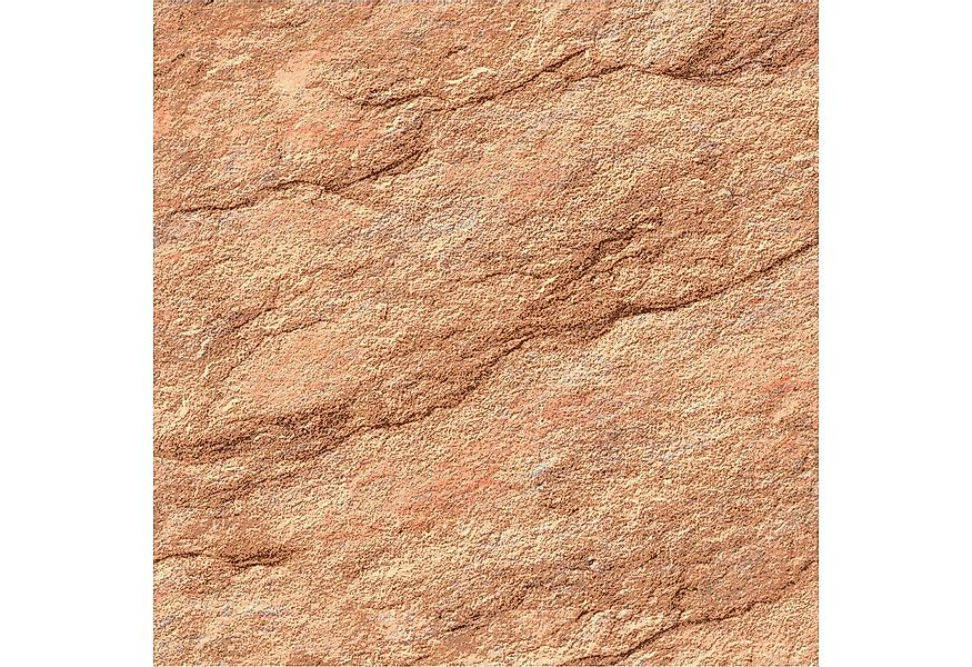 Ugépa Vliestapete M75808 Ugépa Orange Vlies 0.53 x 10.05 m Brut Steine günstig online kaufen