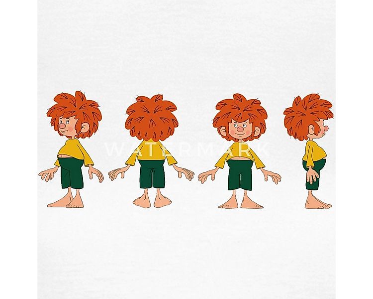 Spreadshirt T-Shirt Pumuckl Aus Verschiedenen Blickwinkeln Frauen T-Shirt ( günstig online kaufen