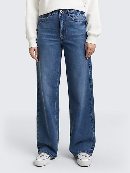 TOM TAILOR Weite Jeans Jeanshosen TTMADINA WIDE Jeans günstig online kaufen