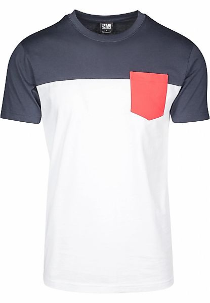 URBAN CLASSICS T-Shirt "Urban Classics Herren 3-Tone Pocket Tee", (1 tlg.) günstig online kaufen