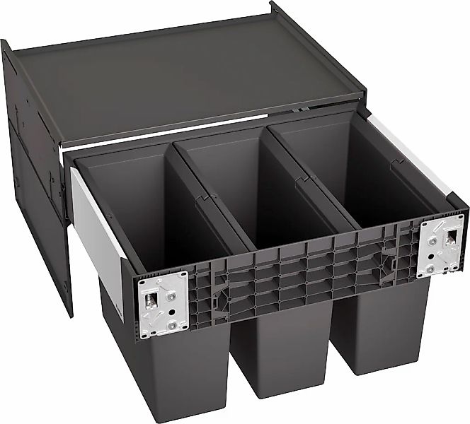 Blanco Mülltrennsystem "Select II 60/3" 3 Behälter Kunststoff, Stahlblech, günstig online kaufen