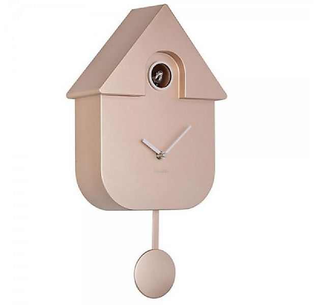 Karlsson Uhr Kuckucksuhr Wall Clock Modern Cuckoo Metallic Rose Gold (41cm) günstig online kaufen